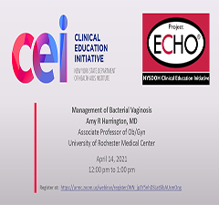 CEI SH ECHO: Management of Bacterial Vaginosis